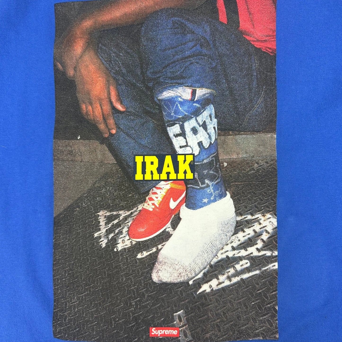 Supreme Irak Cast T-Shirt blau