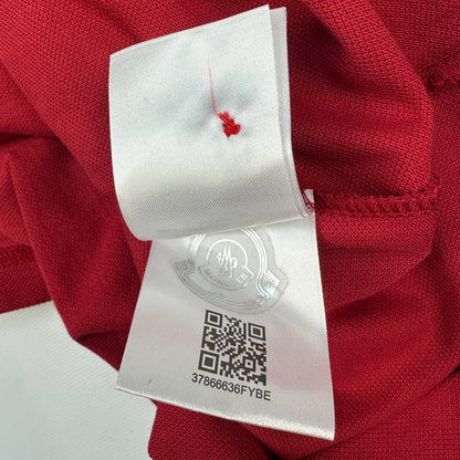 Vintage Moncler Polo Shirt rot XL