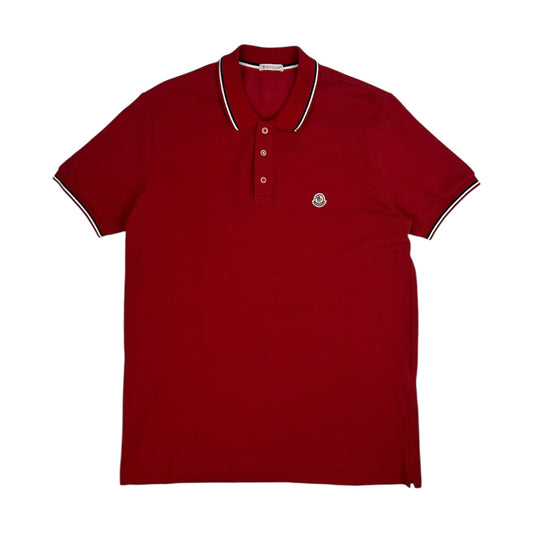 Vintage Moncler Polo Shirt rot XL