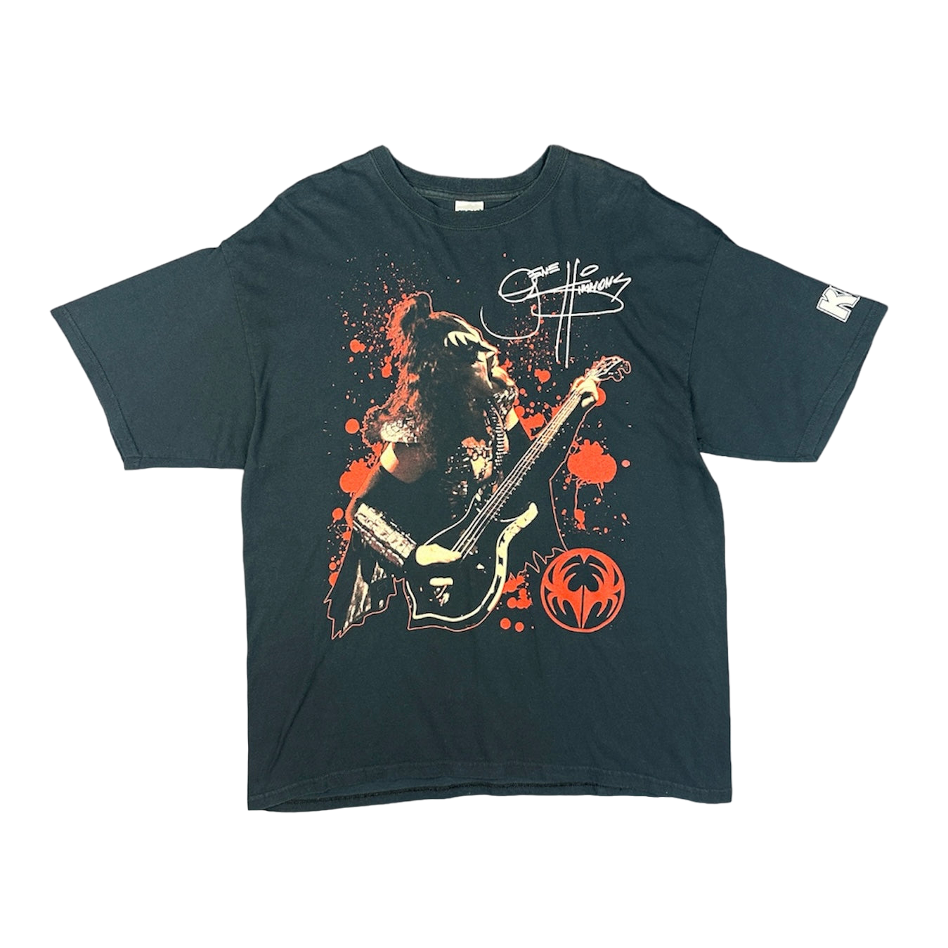 Vintage Kiss Gene Simmons T-Shirt schwarz XL