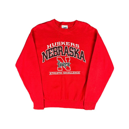 Vintage Lee Nebraska Huskers Pullover rot XL