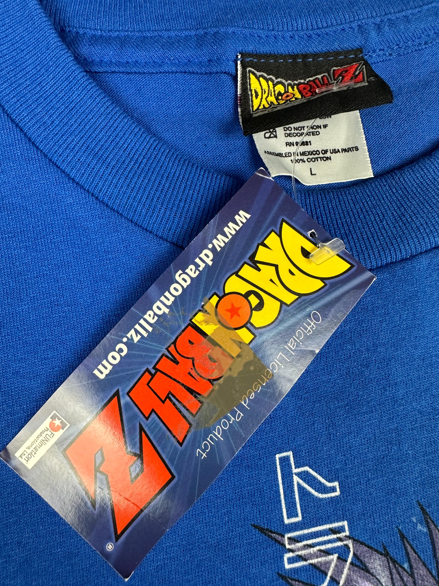 Vintage DS Dragonball Z T-Shirt blau Kids L