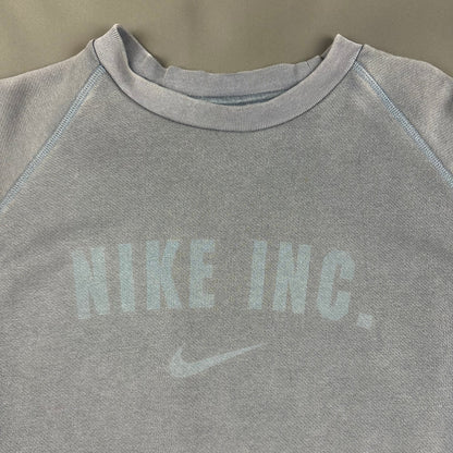 Vintage Nike Inc. Pullover grau M