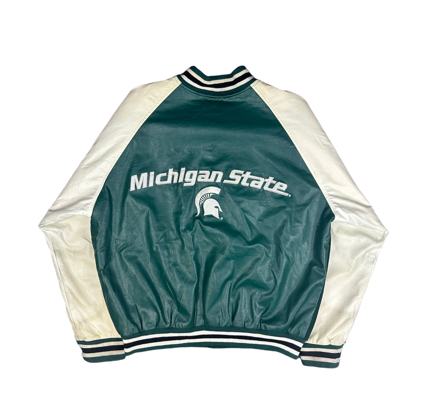 Vintage Michigan State College Jacke grün M