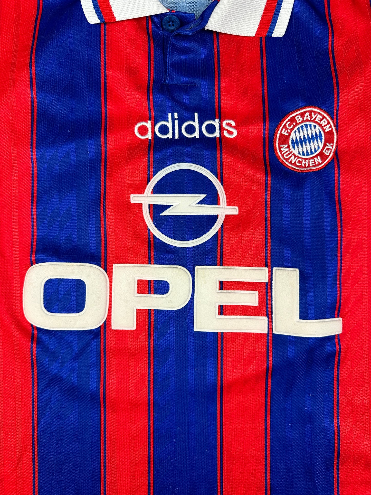 Vintage Adidas FC Bayern Trikot rot S
