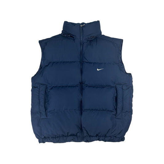 Vintage Nike Puffer Weste navy L