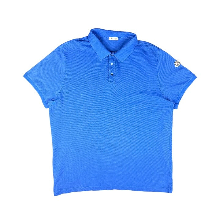 Vintage Moncler Polo Shirt blau XXL