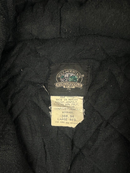 Vintage Wolf Mountain Real Tree Jacke L