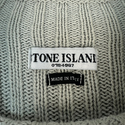 Vintage Stone Island Knit Pullover grau XL