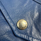 Vintage Joop Lederjacke blau XL