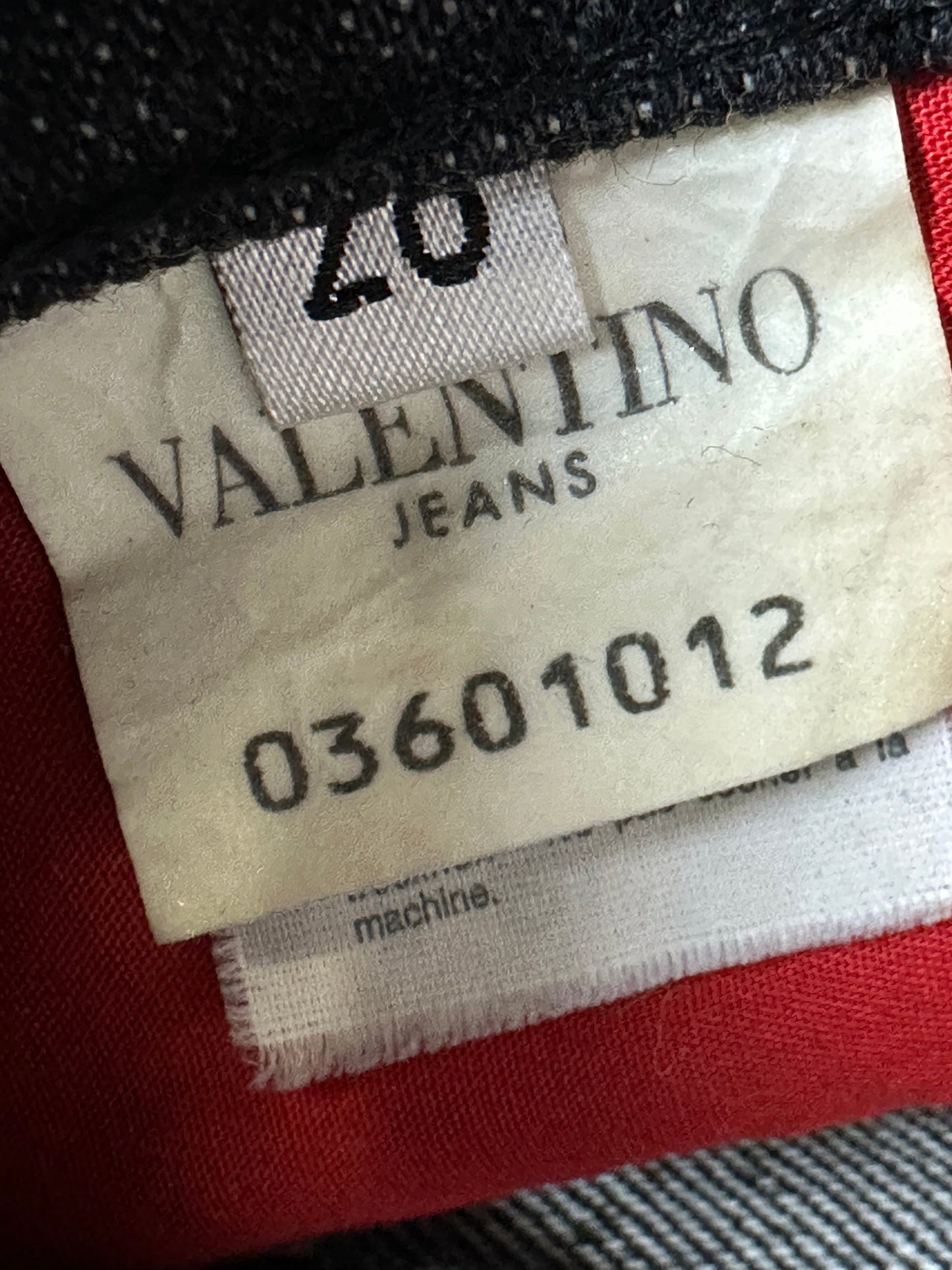 Vintage Valentino Schlaghose schwarz 28