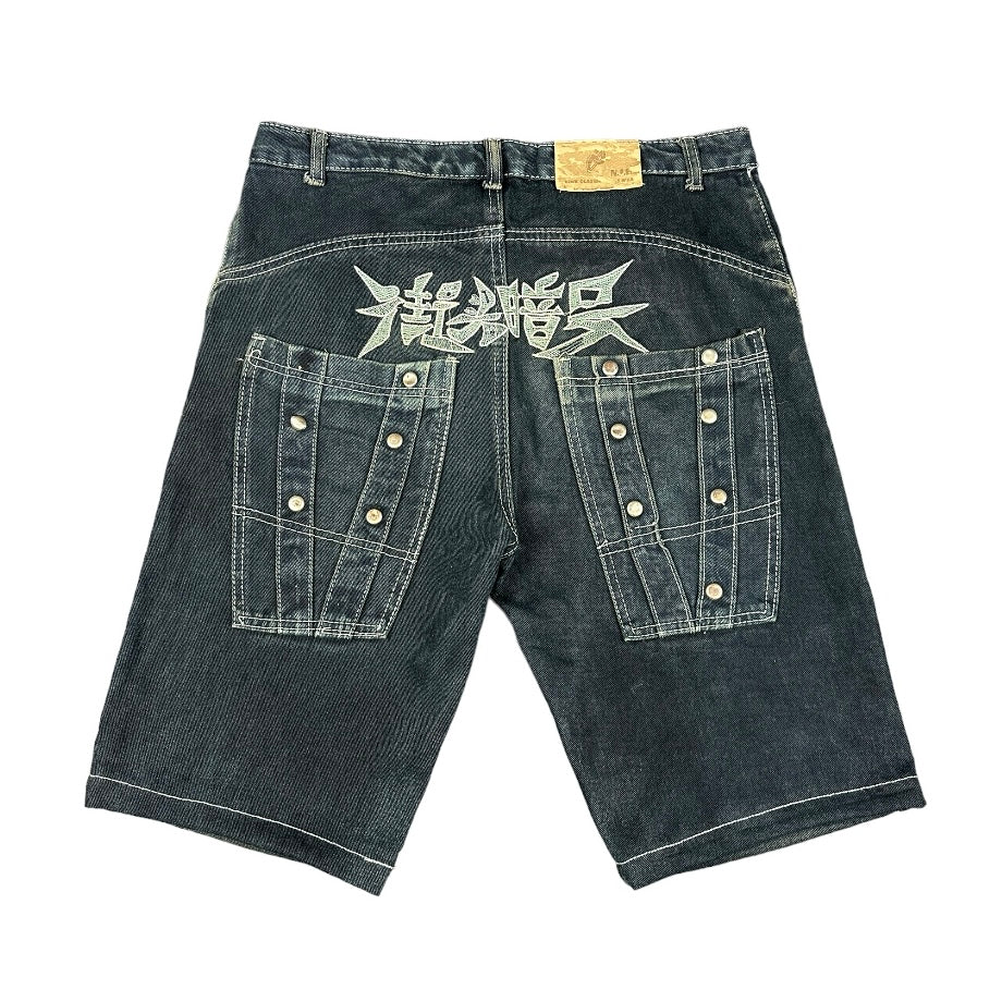 Vintage Bawern Jorts schwarz 32