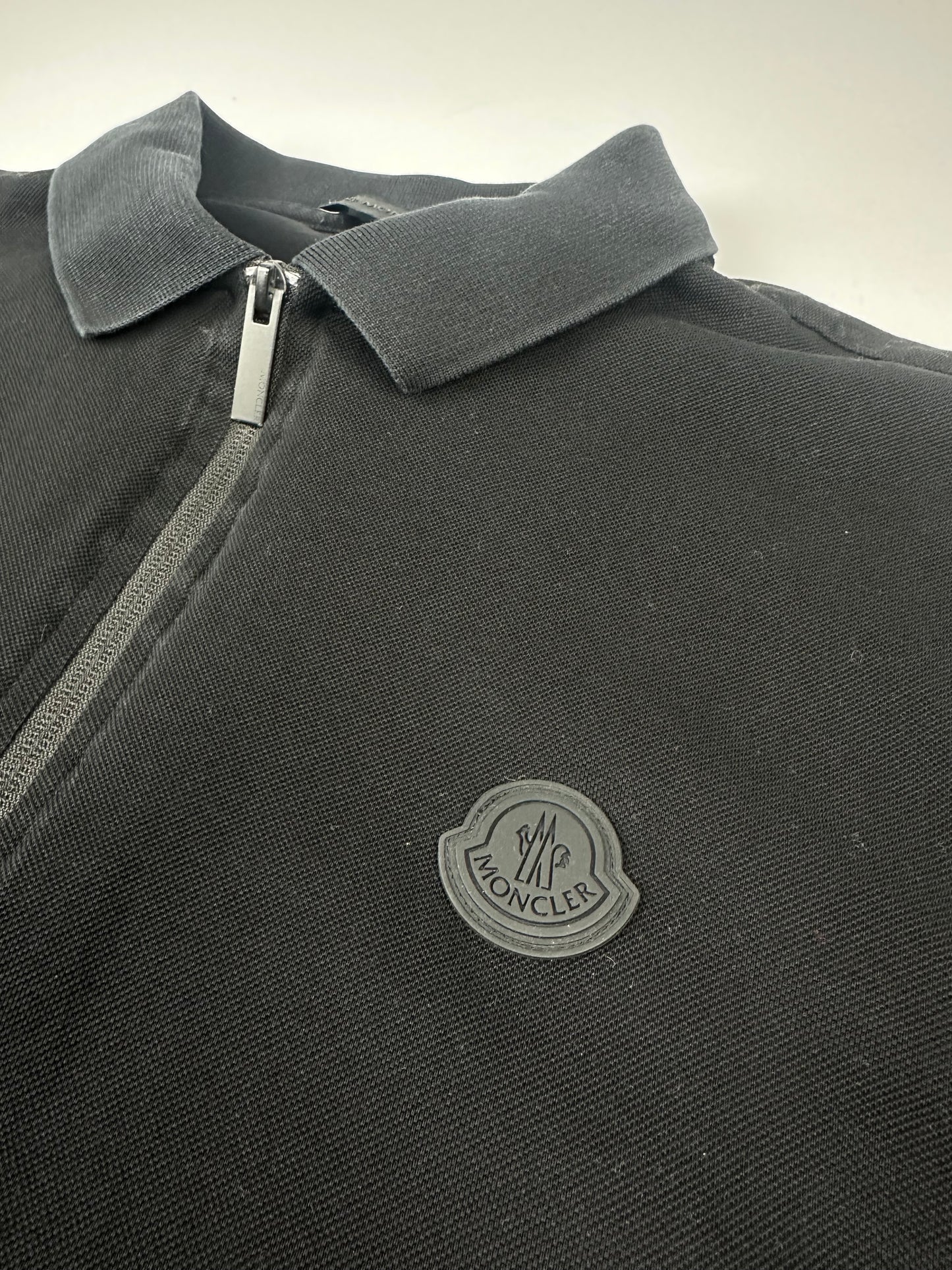 Moncler Polo Shirt schwarz L