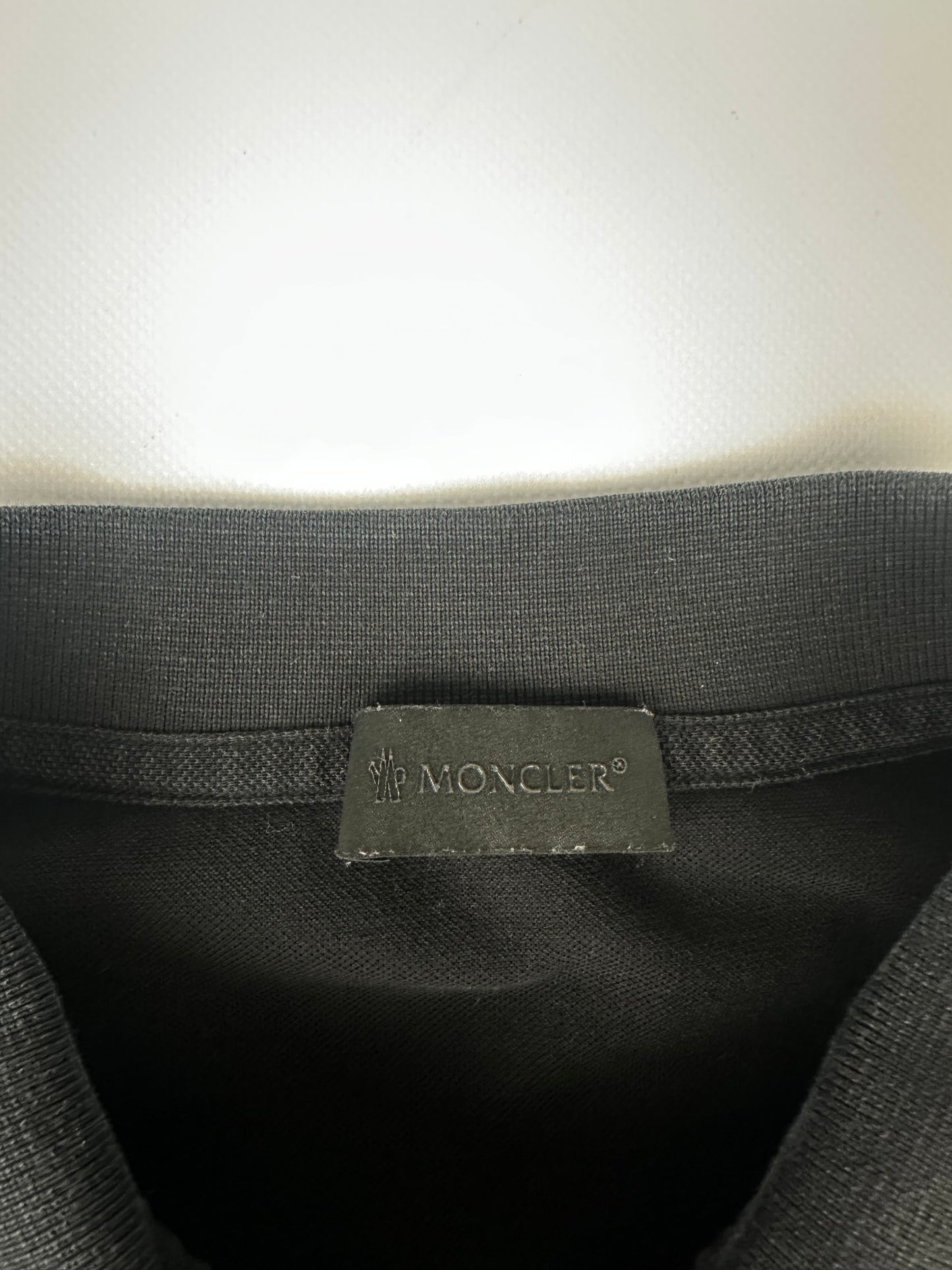 Moncler Polo Shirt schwarz L