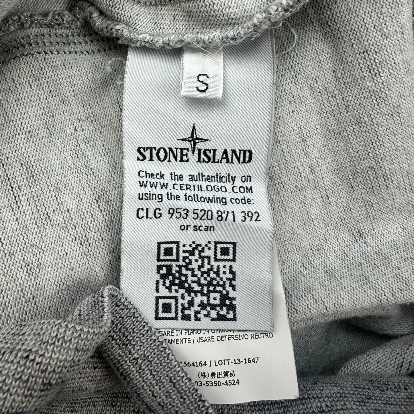 Stone Island Pullover grau S