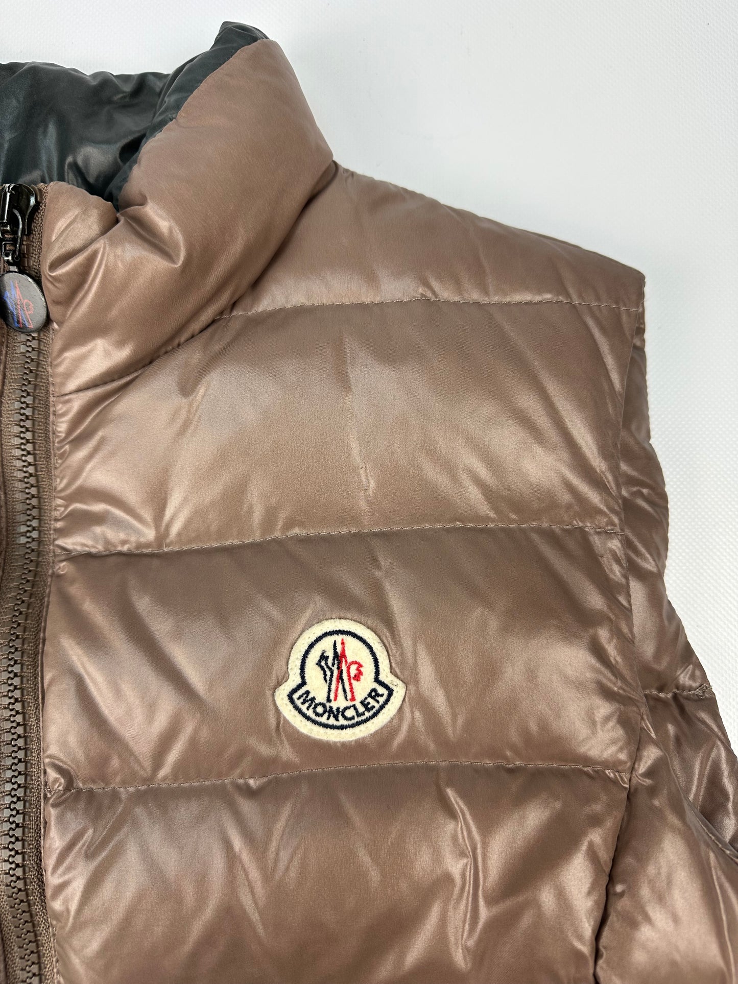 Moncler Ghany Daunen Weste braun Damen S (1)