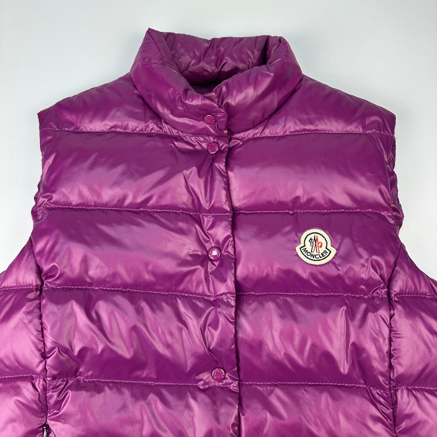 Moncler Ghana Daunen Weste lila Damen M (2)