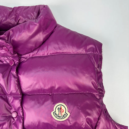 Moncler Ghana Daunen Weste lila Damen M (2)