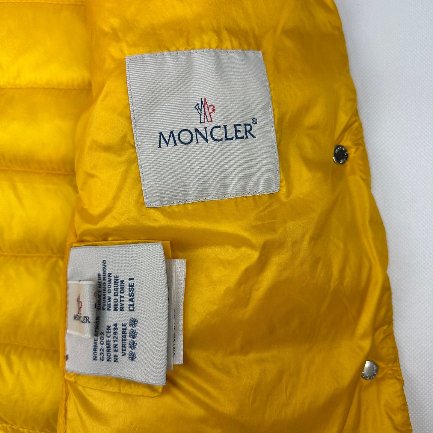 Moncler Liane Daunen Weste gelb Damen L (3)