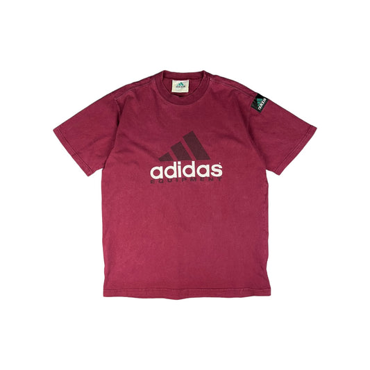 Vintage Adidas Equipment T-Shirt burgunderrot XL