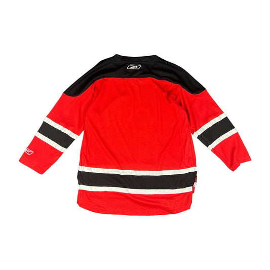Vintage Reebok New Jersey Devils Trikot rot Kids XL