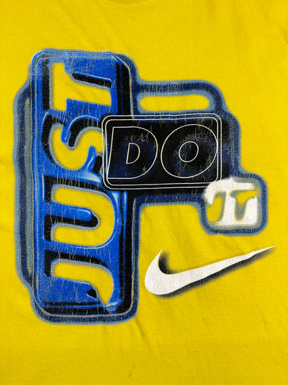 Vintage Nike "Just Do It" T-Shirt gelb XL