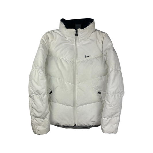 Vintage Nike Puffer Jacke weiss Damen S