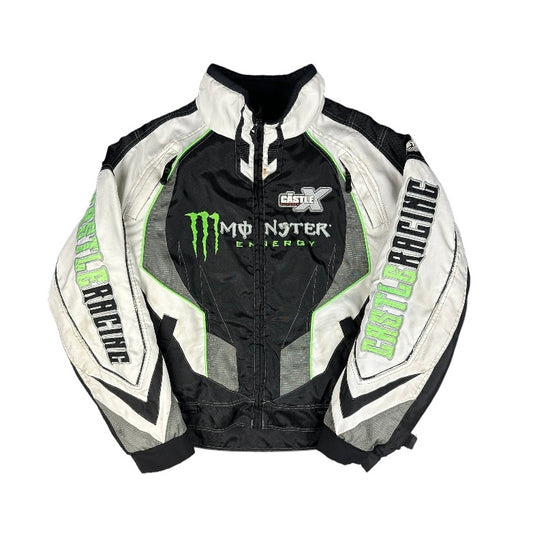 Vintage Castle Racing Monster Energy Racing Jacke schwarz L