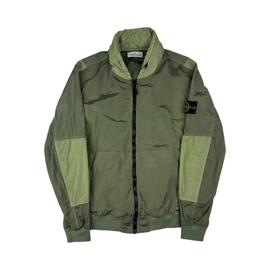 Stone Island Nylon Ripstop Jacke grün L