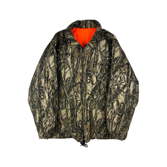 Vintage Brush Camo Jacke grün XL