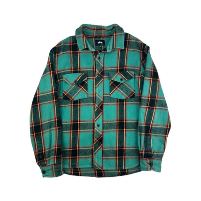 Stüssy Flanell Hemd türkis M