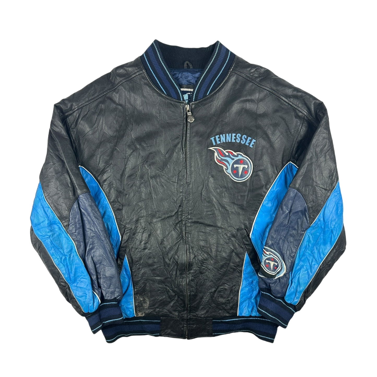 Vintage Tennesse Titans College Jacke schwarz XL