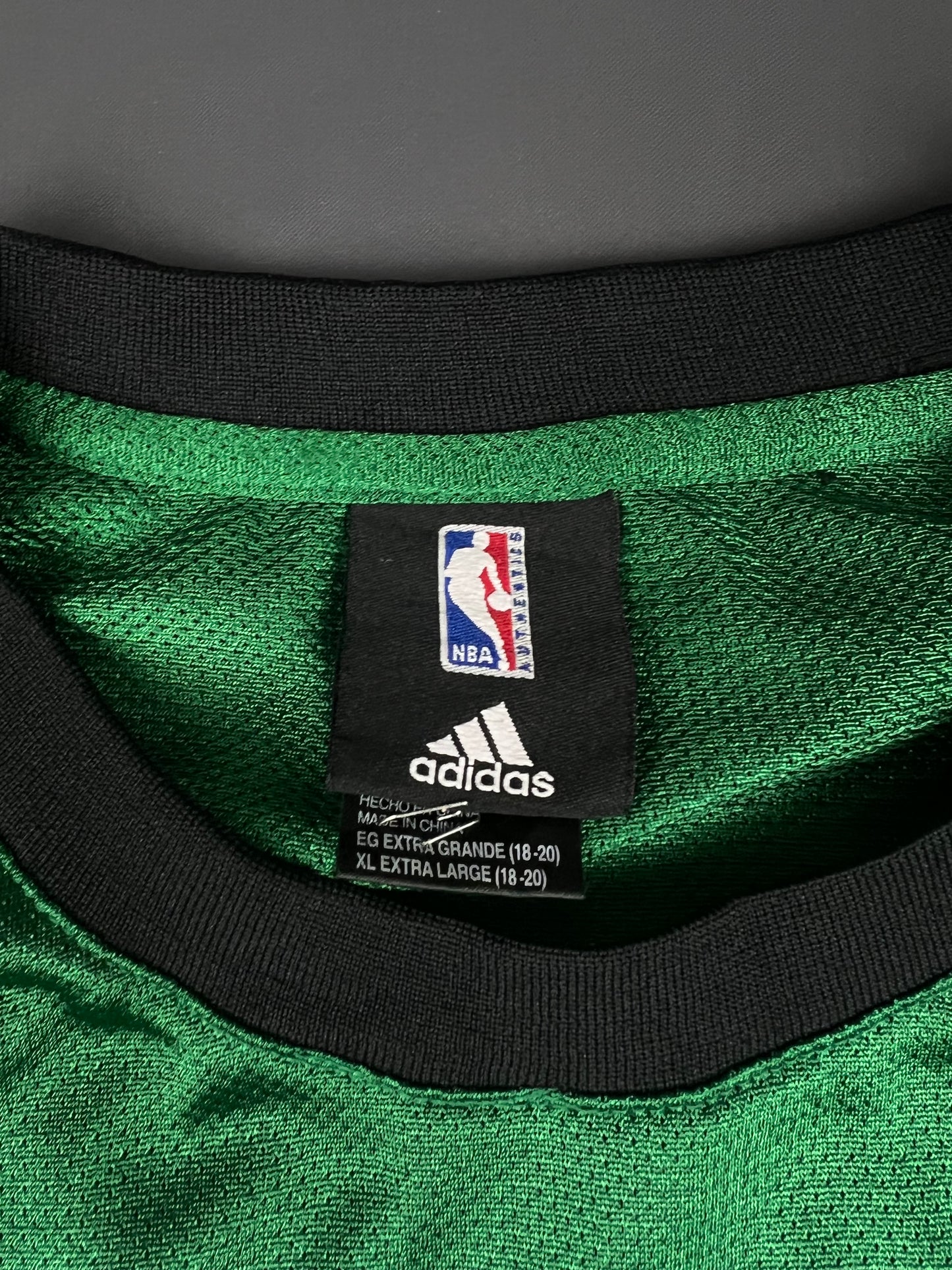 Vintage Adidas NBA Boston Jersey "Pierce" grün XL