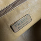 Vintage Prada Handtasche Leder gelb