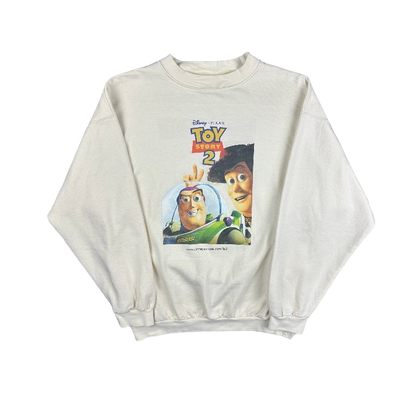 Vintage Toy Story 2 Cast Member Pullover creme M