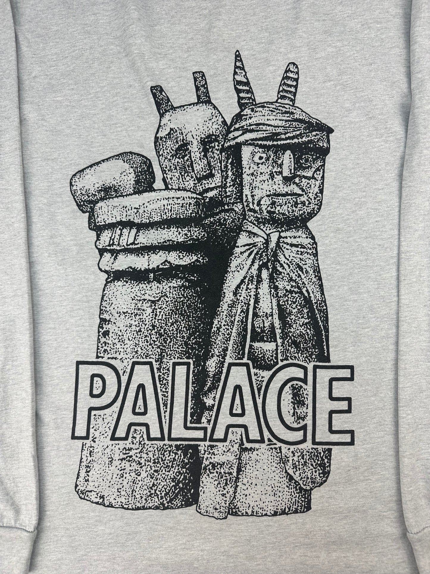 Palace Winz Longsleeve Shirt grau XL